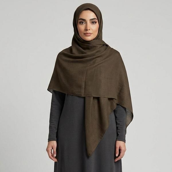 روسری زنانه مدل نخی چهارفصل قواره بزرگ دور دوخت