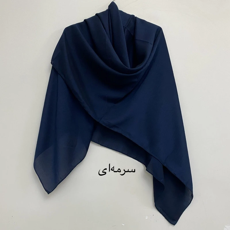 روسری زنانه مدل نخی چهارفصل قواره بزرگ دور دوخت