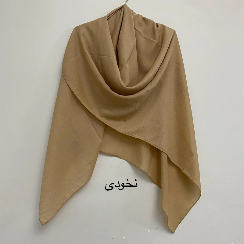 روسری زنانه مدل نخی چهارفصل قواره بزرگ دور دوخت